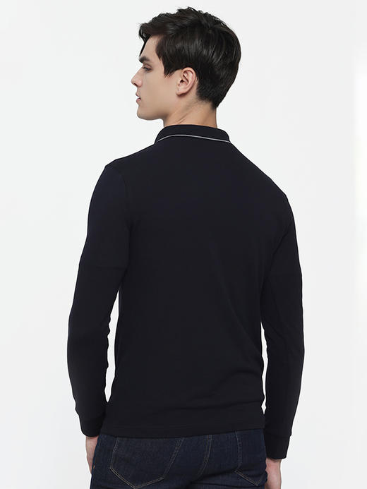 callisto多色可选全棉polo翻领长袖T恤 FSTSL300X BR/NA/WH 商品图5