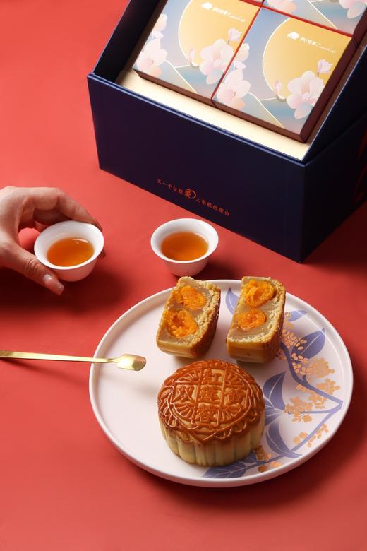 星月交辉-双层月相月饼礼盒（送丹桂盘） 商品图2
