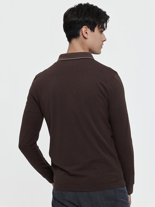 callisto多色可选全棉polo翻领长袖T恤 FSTSL300X BR/NA/WH 商品图2