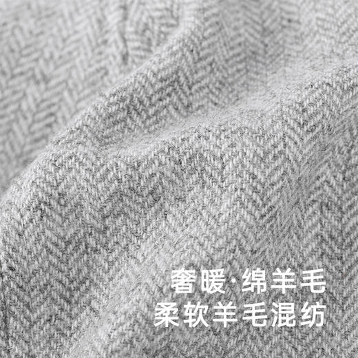 【商场同款】英氏婴儿帽子秋款男宝宝绵羊毛保暖鸭舌帽秋款 商品图2