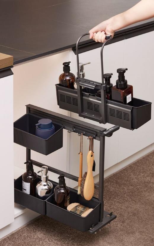 清洁用品拉篮——清洁用品收纳【希尔斯】（单位：一个） 商品图2