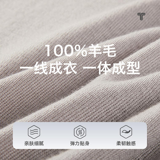 拇指白小衫一体织小高领女款羊毛衫无限系列 商品图2