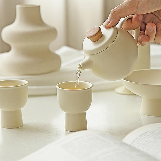 摩登主妇原创茶壶茶杯乔迁新居礼物生日伴手礼家用陶瓷下午茶套装 商品图0