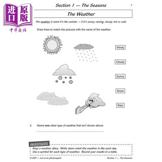 【中商原版】英国CGP KS1 Science Year One Workout: Plants & the Seasons 商品图2