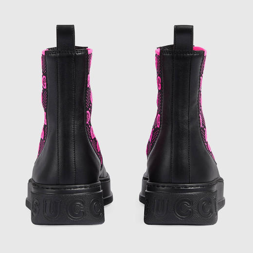 GUCCI 古驰 女士GG针织短靴 混色 718718 AAA8L 1066 商品图2