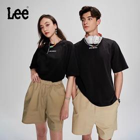 Lee商场同款23春夏宽松舒适版插肩袖男女同款短袖T恤LUT0050326VJ00FK11000