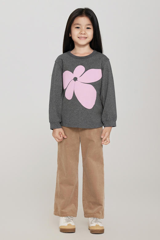 jnby23年秋款  立体圆领长袖T恤  1N9110530 商品图0