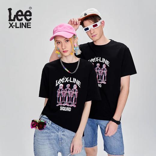 LeeXLINE23春夏男士t恤短袖纯棉潮流圆领LUT0054764LE00FK11000 商品图0