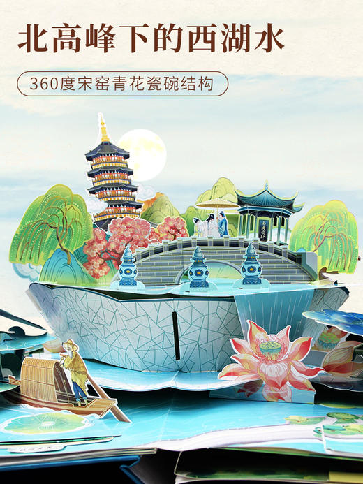 【魅力杭州】3D立体书，鬼才设计‼️400+纸艺零件，800多道工序，把杭州亚运会给“演活了”‼️ 商品图3