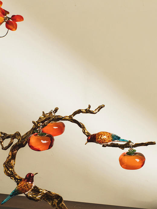 喜上眉梢事事如意摆件(370*130*280)客厅书房办公室玄关新中式摆件 商品图2