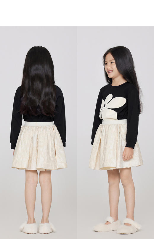 jnby  23年秋款  精致提花短款腰裙 1N9D11710 商品图9