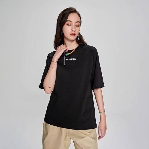 Lee商场同款23春夏宽松舒适版插肩袖男女同款短袖T恤LUT0050326VJ00FK11000 商品图1