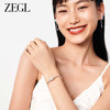 ZEGL设计师肌理系列彩色锆石手镯女手链轻奢小众精致手环开口镯子 商品缩略图3