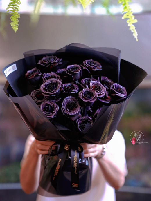 #2023. 8.22七夕# 19枝乌梅子酱玫瑰花束 商品图3
