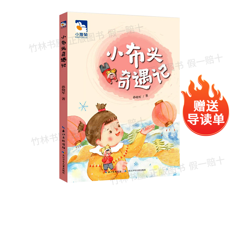 《小布头奇遇记》注音赠送彩印导读单小雏菊丛书孙幼军著长江少年儿童出版社儿童经典文学
