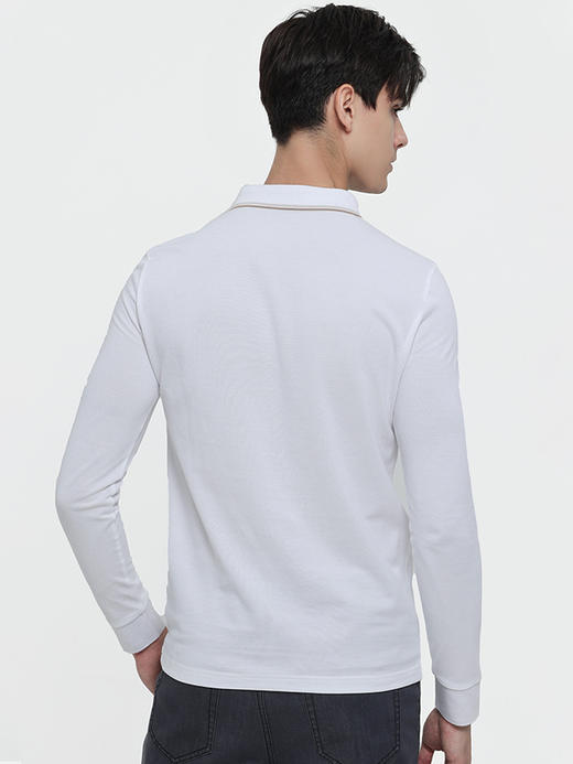 callisto多色可选全棉polo翻领长袖T恤 FSTSL300X BR/NA/WH 商品图8