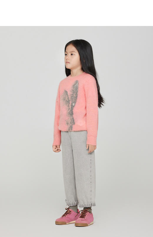 jnby  23年秋款  风吹兔子柔软亲肤长袖套头毛衫 1N9312670 商品图4