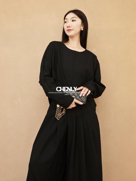 不退不换！不退不换！CHENLY  气质宽松羊毛廓形套装 商品图4