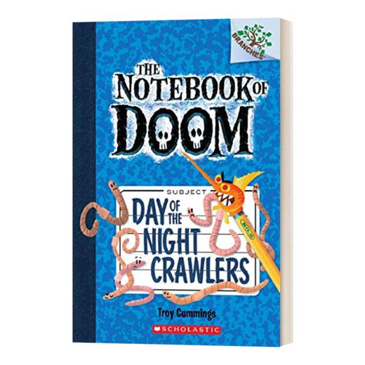 英文原版绘本 The Notebook of Doom #2 Day of the Night Crawlers 毁灭笔记2 儿童读物 英文版 进口英语原版书籍 商品图0