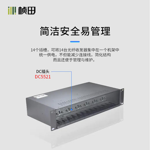 14位光纤收发器机架40614 商品图4