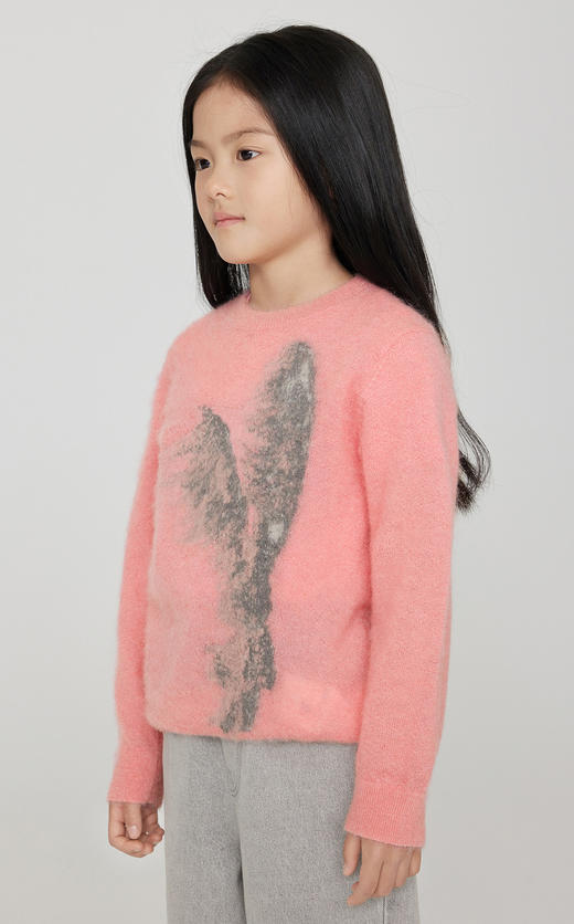 jnby  23年秋款  风吹兔子柔软亲肤长袖套头毛衫 1N9312670 商品图3