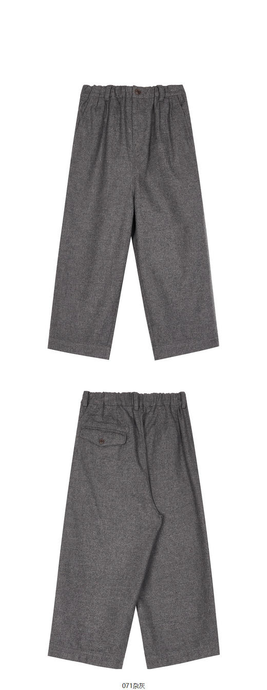 jnby  23年秋款 双面毛绒柔软亲肤长裤  1N9E10780 商品图7