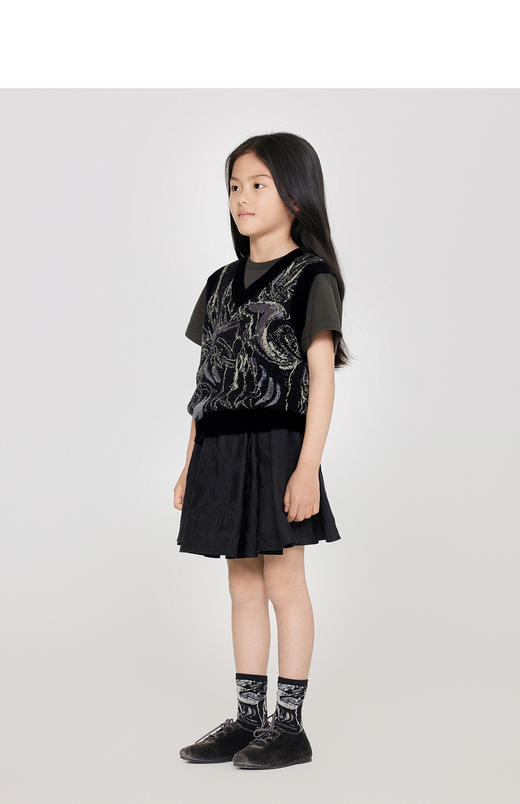 jnby  23年秋款  精致提花短款腰裙 1N9D11710 商品图6