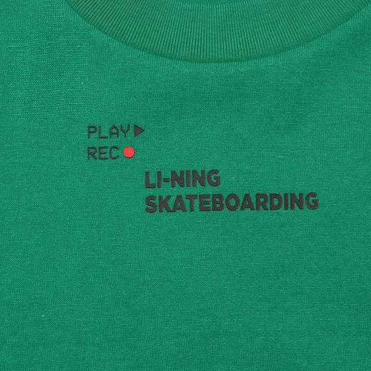 【S断码】李宁短袖T恤男女同款2023夏季宽松休闲圆领运动文化衫AHST083 商品图3