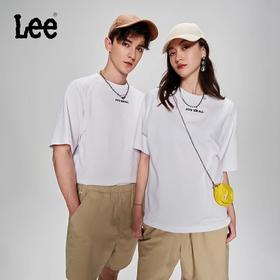 Lee商场同款23春夏宽松舒适版插肩袖男女同款短袖T恤LUT0050326VJ00FK14000