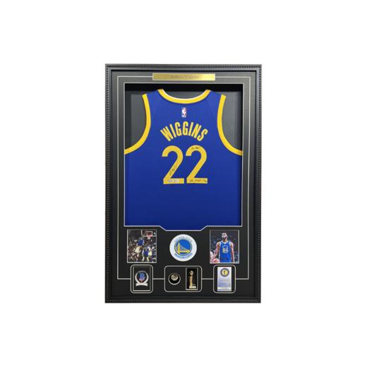 收藏系列 维金斯 勇士队22号蓝色加签款 亲笔签名球衣 商品图0