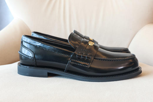 真皮复古小金币乐福鞋 商品图3