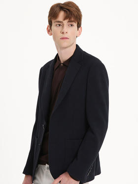 callisto藏青精选混纺修身百搭便西 FSFJK083C NA