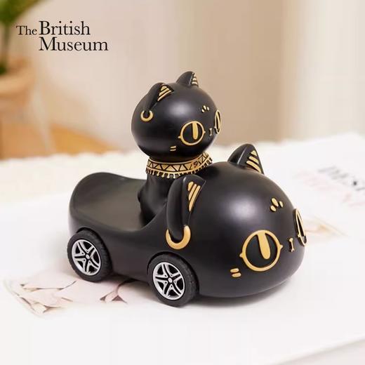 大英博物馆盖亚·安德森猫和她的朋友们系列 巴斯特猫猫车手机支架摆件 商品图0