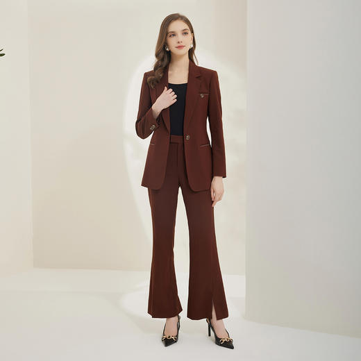 NG104斯尔丽瑟俪2023新款秋季收腰合体百搭西服外套 商品图3