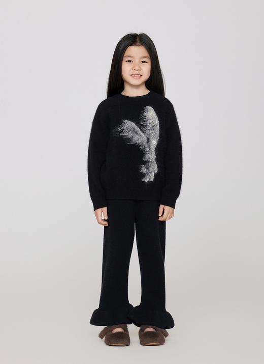 jnby  23年秋款  风吹兔子柔软亲肤长袖套头毛衫 1N9312670 商品图9