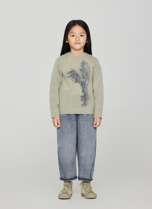 jnby  23年秋款  风吹兔子柔软亲肤长袖套头毛衫 1N9312670 商品图8