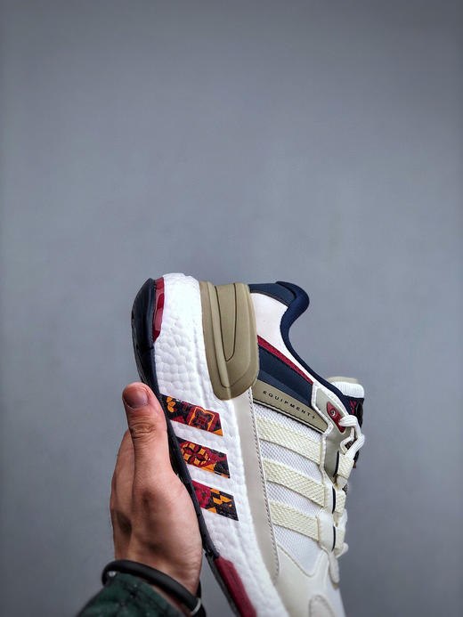 夏季特惠💰360 真标真爆 # Adidas 三叶草 EQUIPMENT+ Boost EQT系列低帮爆米针织透气百搭休闲运动慢跑鞋 商品图5