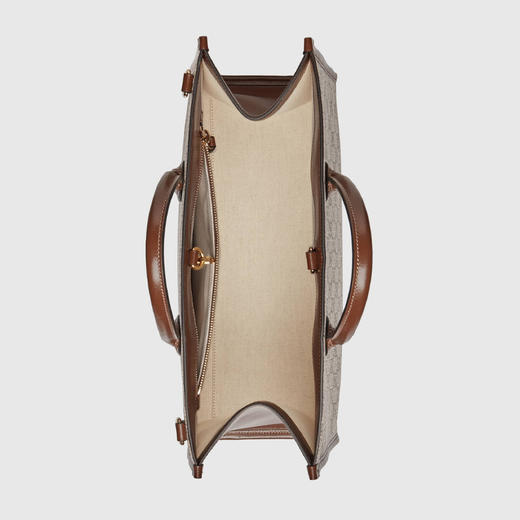 【二】GUCCI 古驰 男士互扣式双G中号托特包 混色 674148 92THG 8563 商品图2