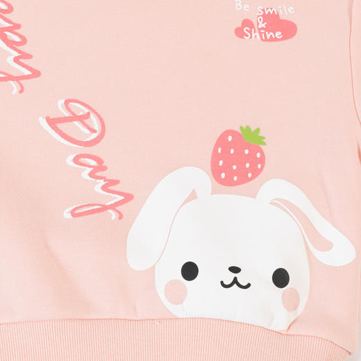 贝贝怡童装儿童卫衣秋冬加绒保暖女童上衣休闲冬装233S3255
 商品图3