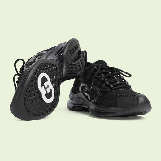 GUCCI 古驰 男士 Run系列 休闲运动鞋 黑色 714658 USM10 8442 商品图3