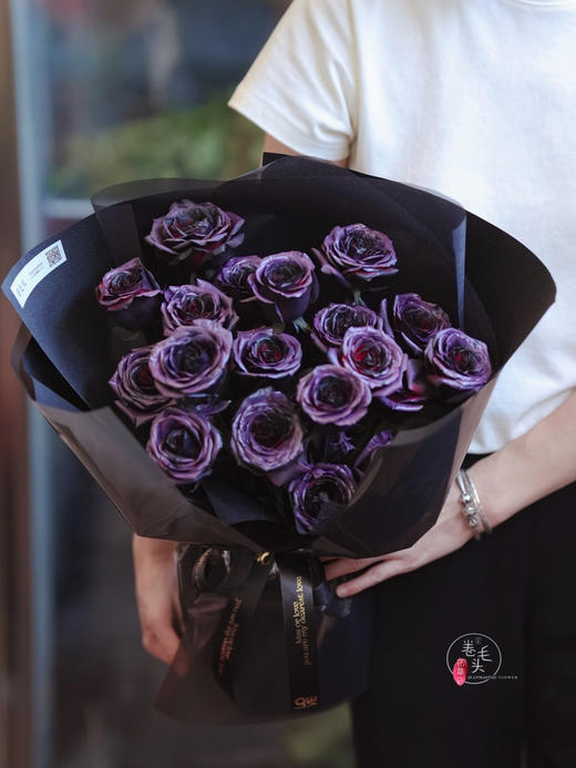 #2023. 8.22七夕# 19枝乌梅子酱玫瑰花束 商品图1