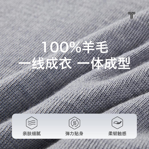 拇指白小衫一体织圆领女款羊毛衫无限系列 商品图2