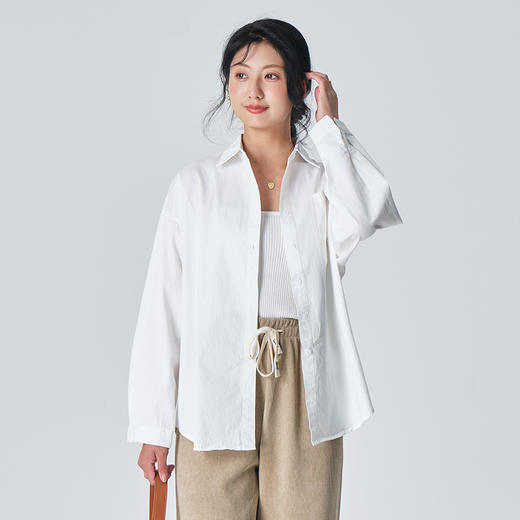 馥迦经典百搭纯棉口袋衬衫 商品图2