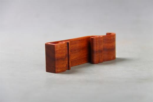 卷龙纹°墨床笔架笔搁 紫光檀&黄杨木&非洲酸枝 商品图7