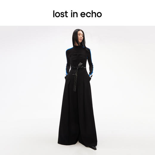 lost in echo设计师品牌高级感百搭小众时尚束腰抹胸连体阔腿裤女 商品图3