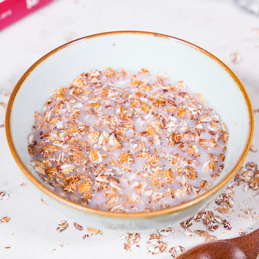 藏血麦片 优质原粮 含有丰富膳食纤维 低GI食品 做法多样 适合各种人群 商品图3