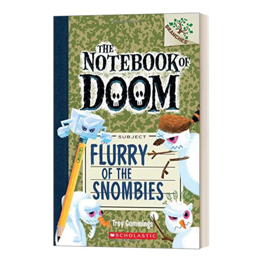 英文原版 The Notebook of Doom #7 Flurry of the Snombies 毁灭笔记7 学乐大树系列 英文版 进口英语原版书籍 商品图0