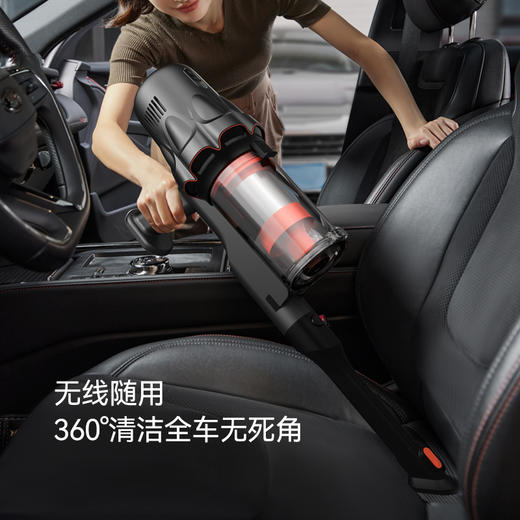 德尔玛T30绿光显尘吸尘器家用大吸力无线手持小型车载工业吸尘机 商品图7