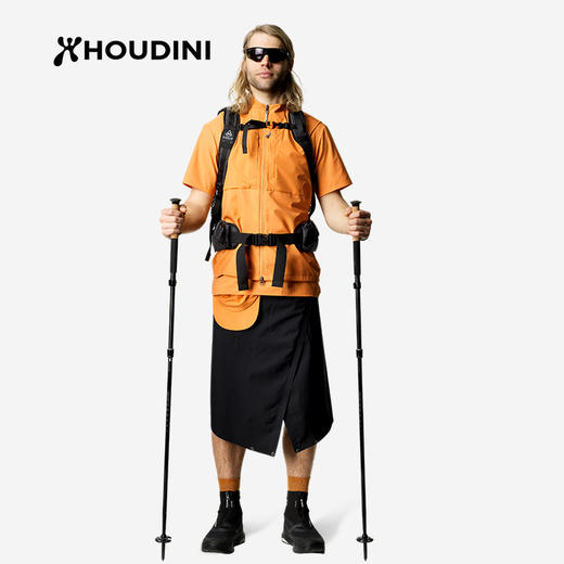 HOUDINI胡丁尼 The Square 魔术方块 户外硬壳防水短裤裙649944 商品图0