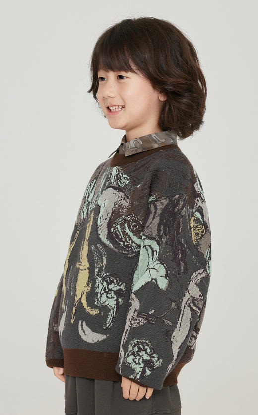 jnby  23年秋款  干爽舒适长袖套头毛衫  1N9311970 商品图3